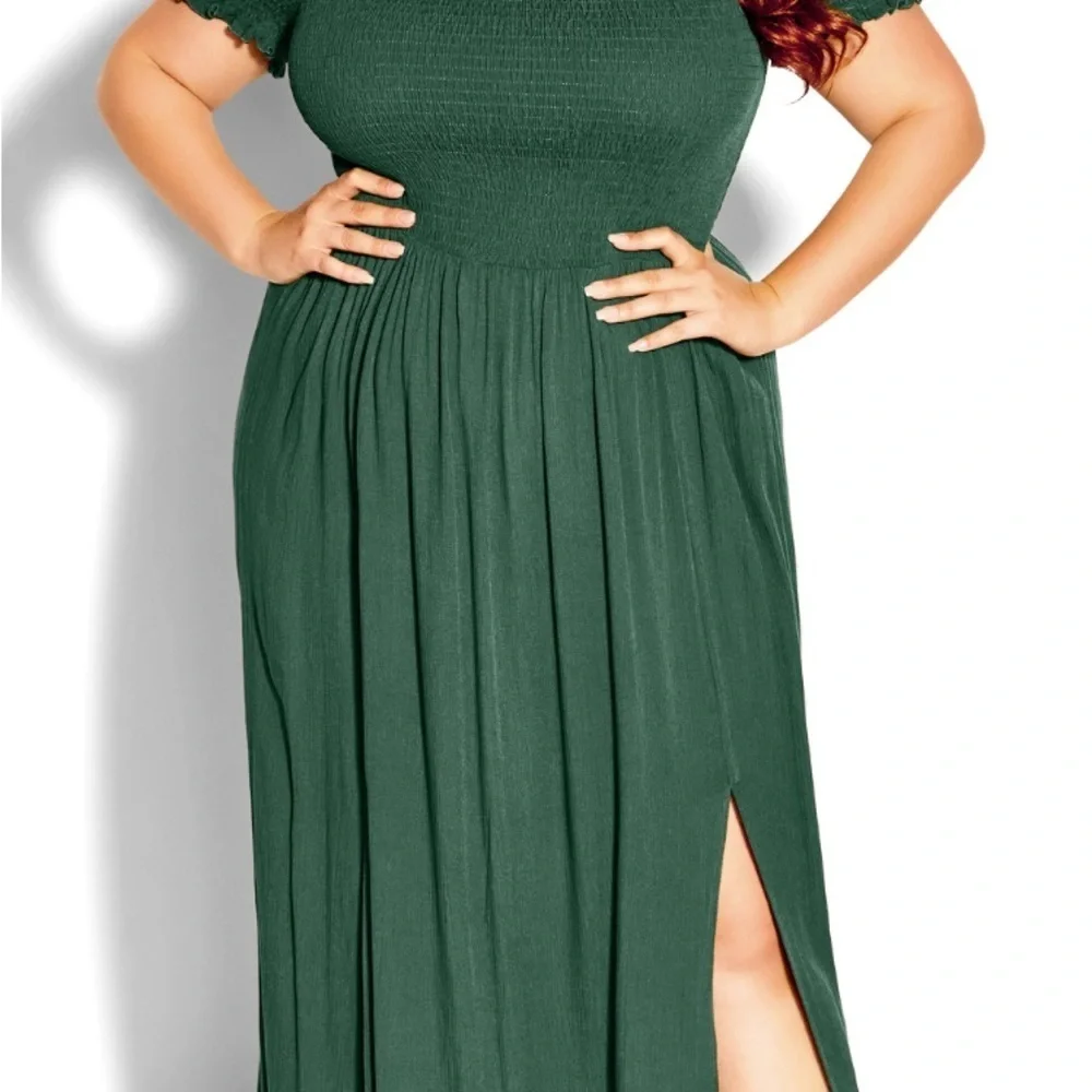 🎉HOST PICK🎉 City Chic Yellow Cowl Neck Pleated Maxi Dress - Picture 3 of 13